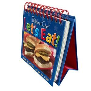 The Pampered Chef Let's Eat Cookbook Easy Fun for Kids Easel Very Good